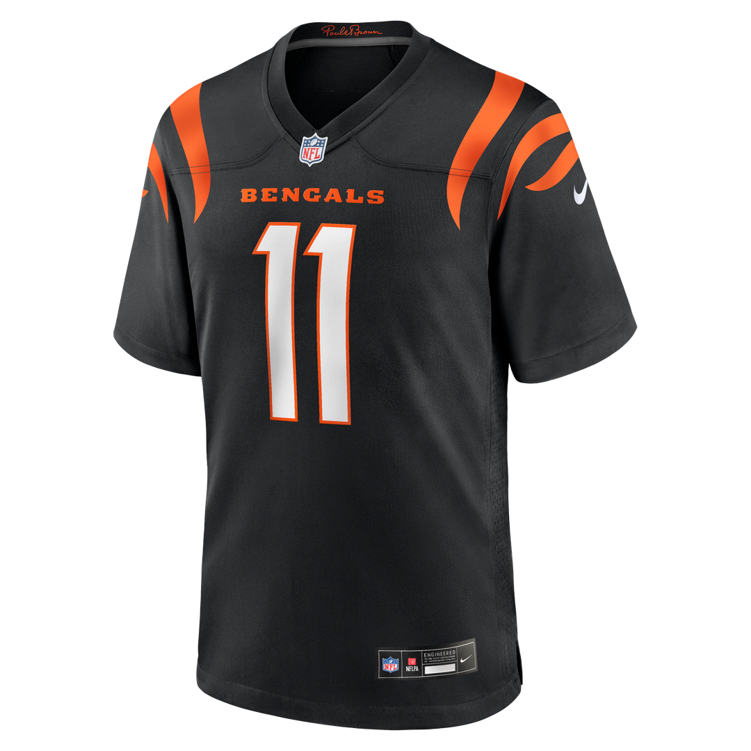 Josh Johnson Cincinnati Bengals Nike Black Team Game Jersey