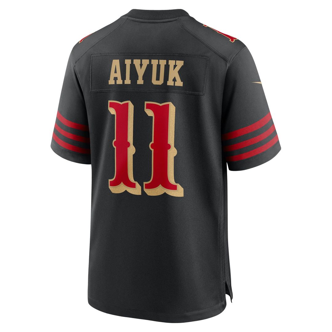 Brandon Aiyuk San Francisco 49ers Nike Black Rivalries Collection Game Jersey