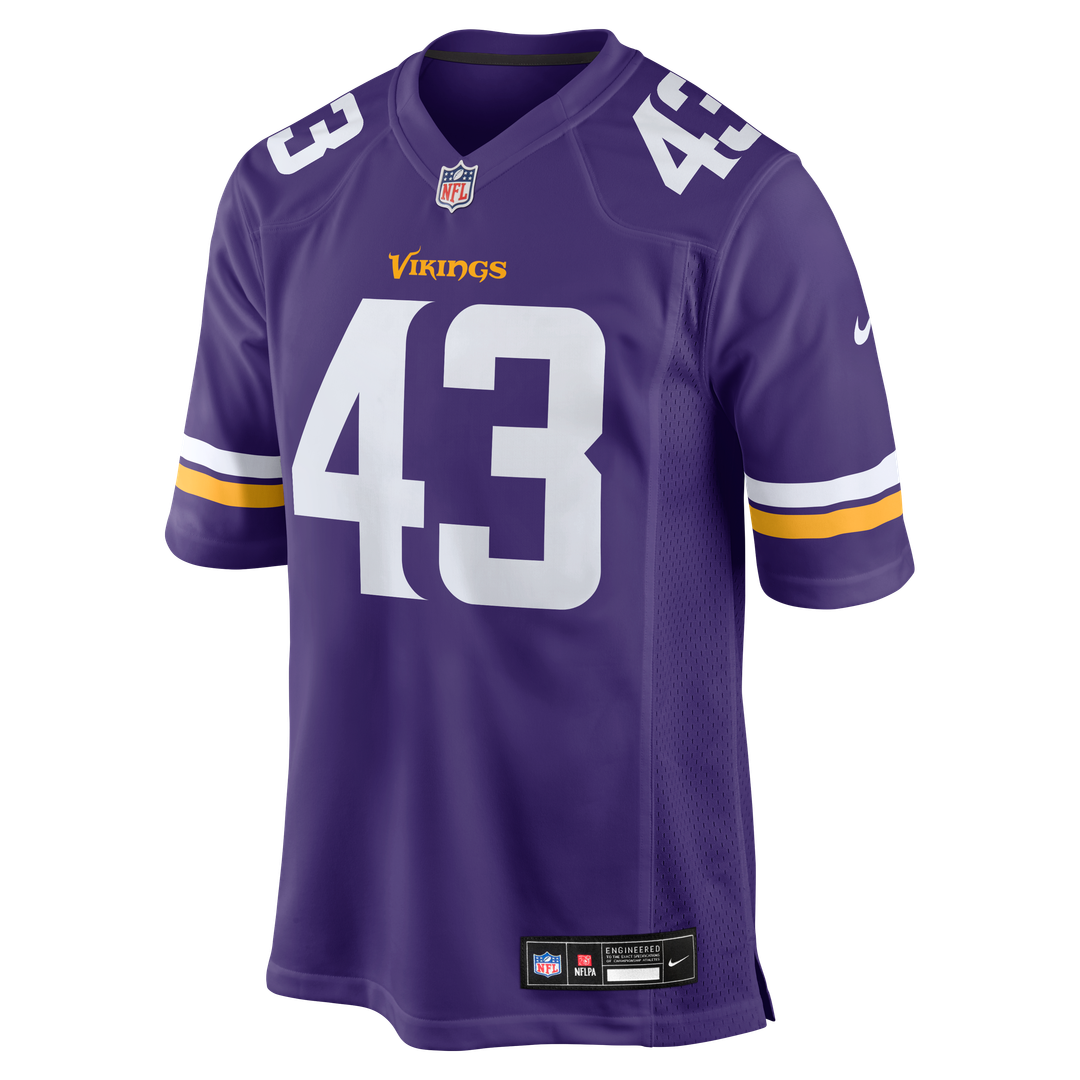 Andrew Van Ginkel Minnesota Vikings Nike White Alternate Game Jersey
