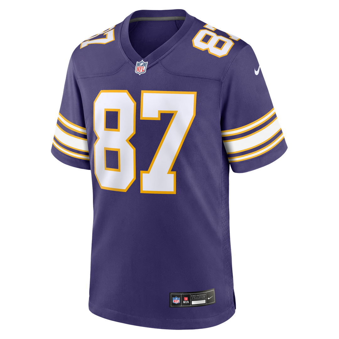 T.J. Hockenson Minnesota Vikings Nike Purple Classic Player Game Jersey
