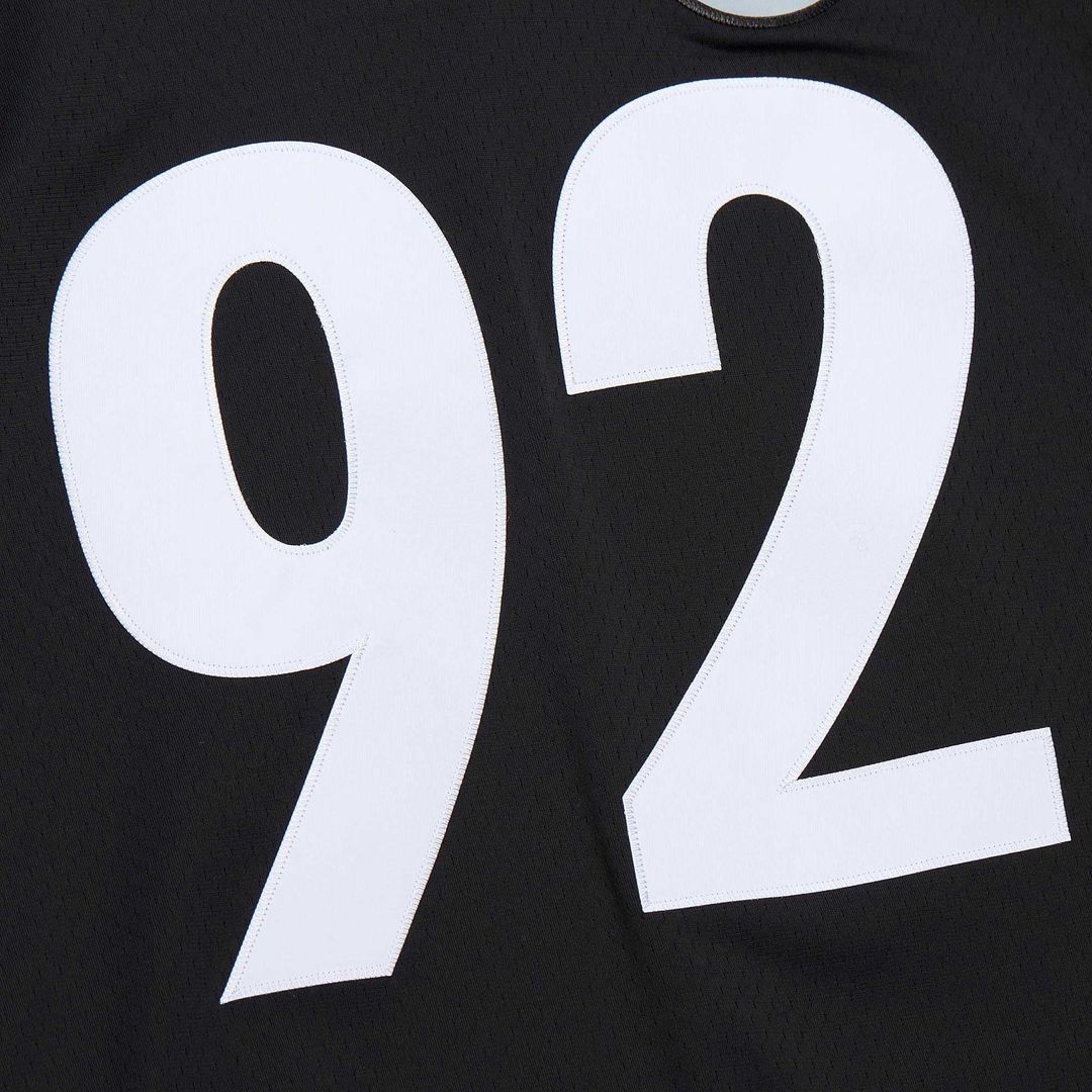 James Harrison Pittsburgh Steelers Mitchell & Ness Black Legacy Replica Jersey
