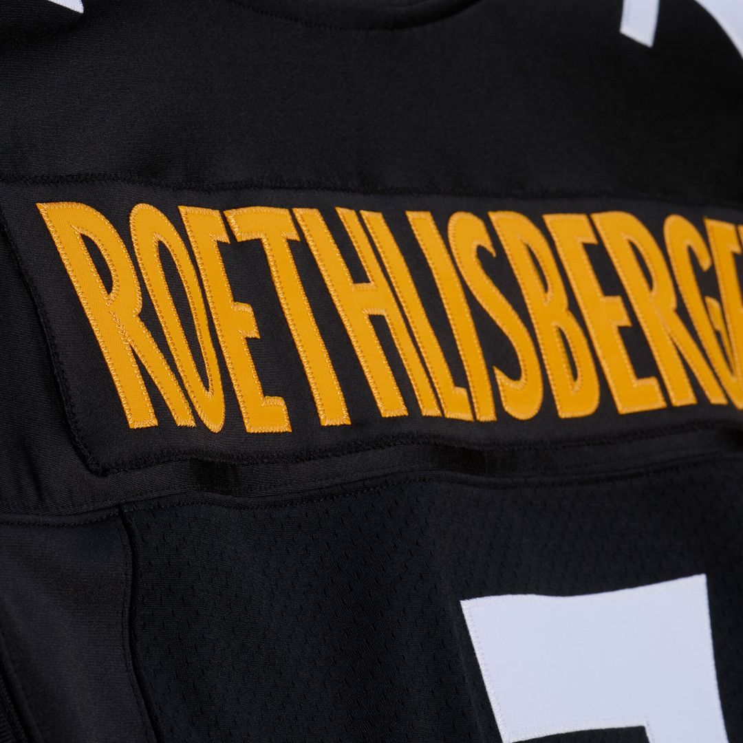 Ben Roethlisberger Pittsburgh Steelers Mitchell & Ness Black 2004 Authentic Throwback Jersey