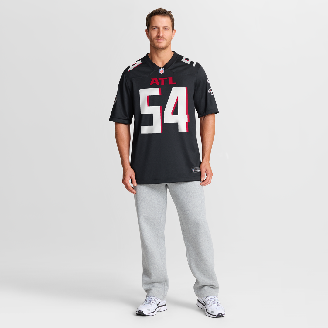Brandon Dorlus Atlanta Falcons Nike Black Team Game Jersey