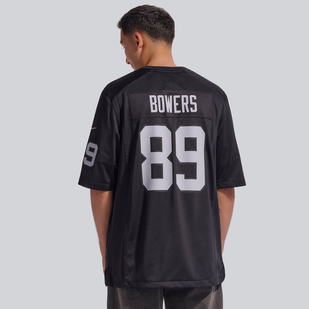 Brock Bowers Las Vegas Raiders Nike White Game Jersey
