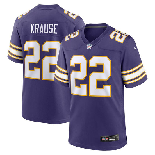 Paul Krause Minnesota Vikings Nike Purple Retired Player Alternate Game Jersey