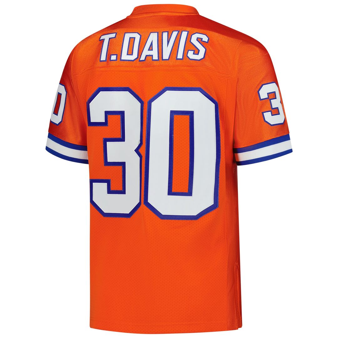 Terrell Davis Denver Broncos Mitchell & Ness Orange 1995 Authentic Throwback Retired Player Jersey