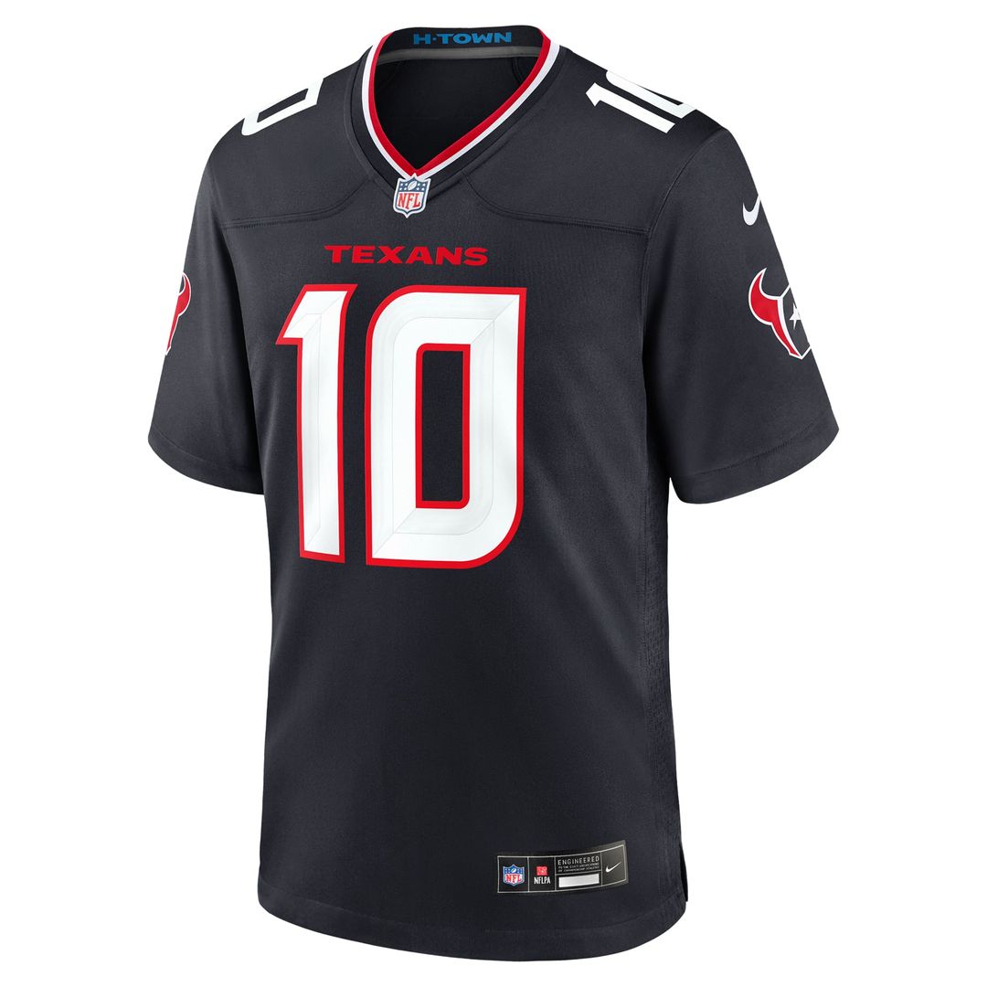 Davis Mills Houston Texans Nike Navy Team Game Jersey