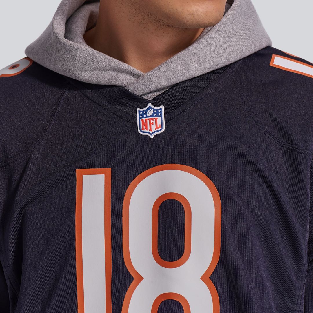 Caleb Williams Chicago Bears Nike Orange Alternate Player Game Jersey