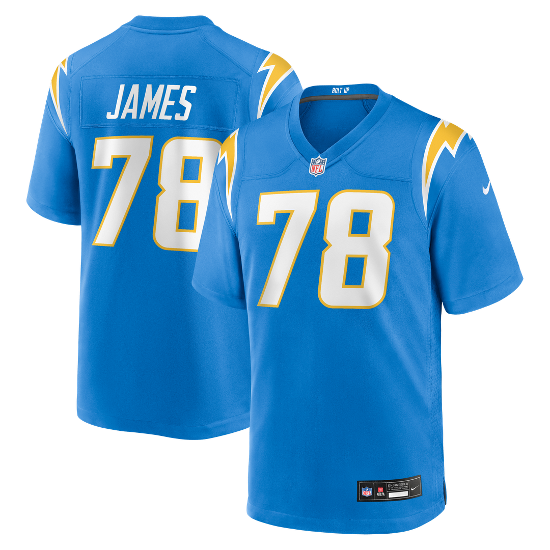 Andre James Los Angeles Chargers Nike Powder Blue Team Game Jersey
