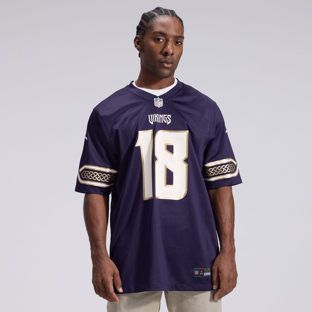 Justin Jefferson Minnesota Vikings Nike Purple 2026 Rivalries Collection Game Jersey
