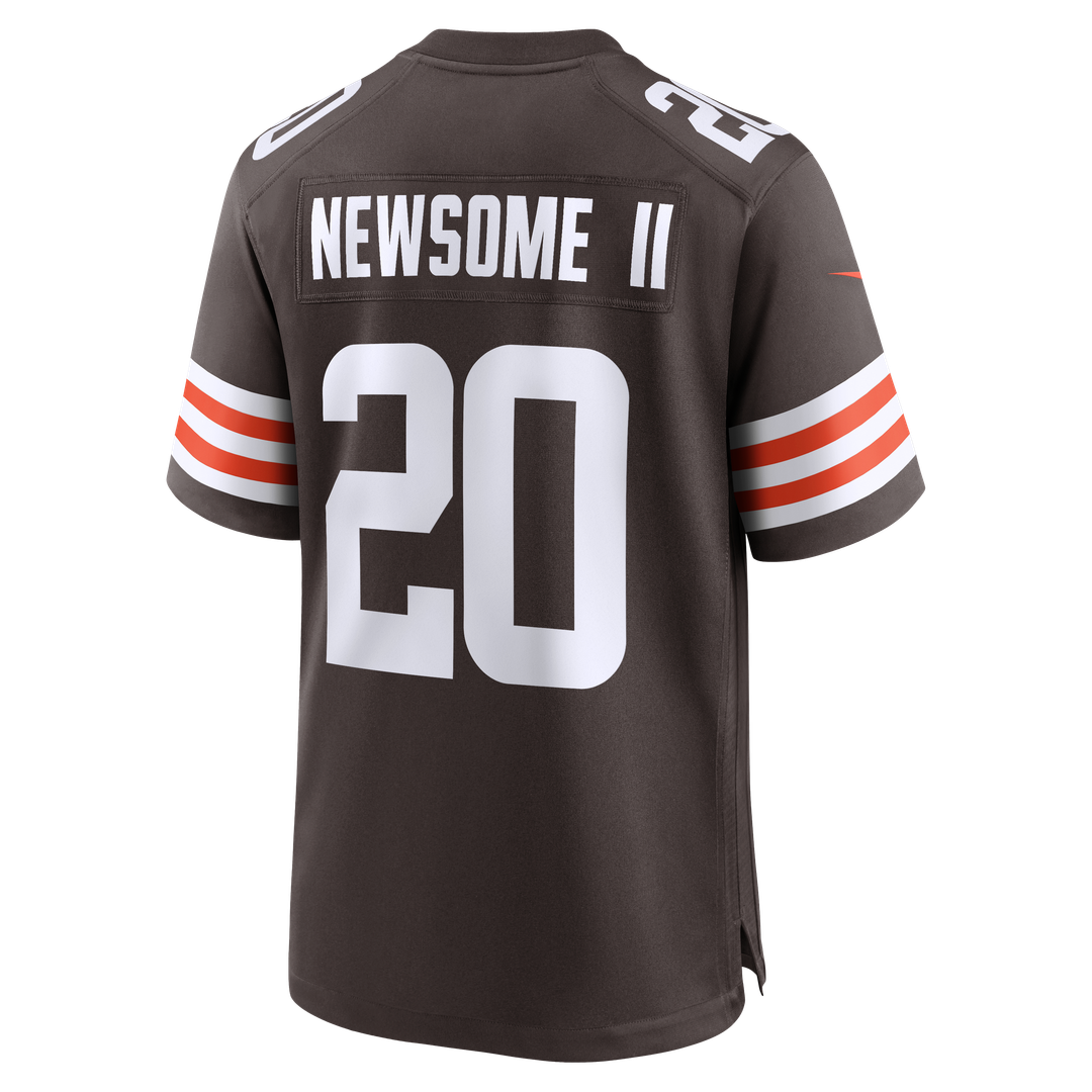 Greg Newsome II Cleveland Browns Nike Brown Game Jersey