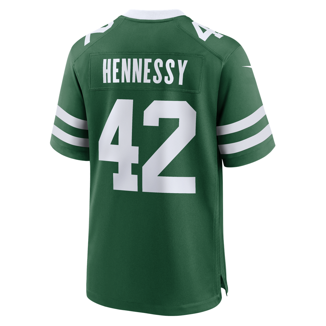 Thomas Hennessy New York Jets Nike Legacy Green Team Game Jersey