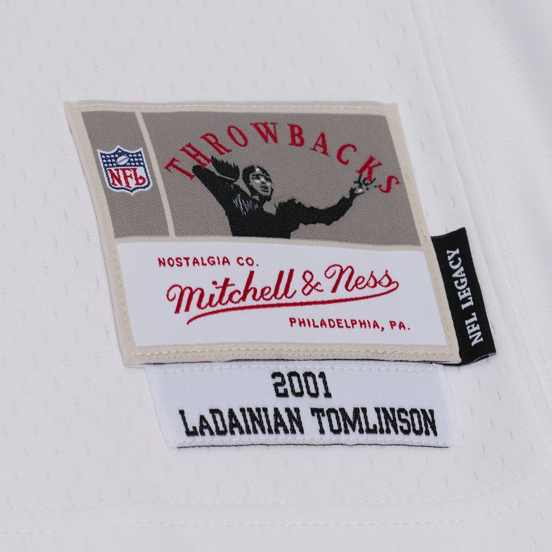 LaDainian Tomlinson San Diego Chargers Mitchell & Ness White 2001 Legacy Replica Player Jersey