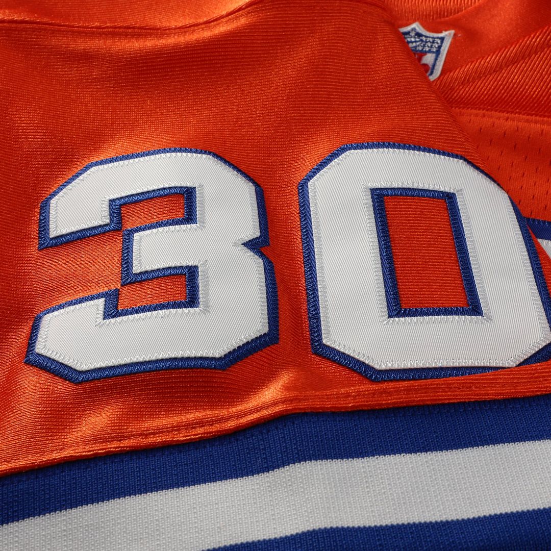 Terrell Davis Denver Broncos Mitchell & Ness Orange 1995 Authentic Throwback Retired Player Jersey