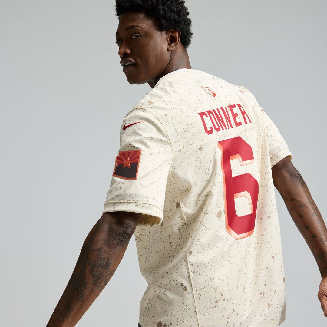 James Conner Arizona Cardinals Nike Natural Rivalries Collection Stitched Limited Jersey
