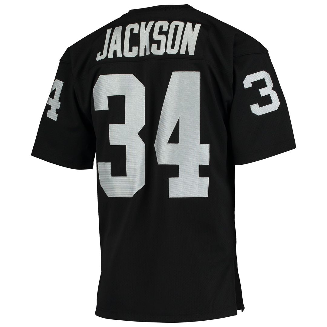 Bo Jackson Las Vegas Raiders 1990 Mitchell & Ness Black Authentic Throwback Retired Player Jersey