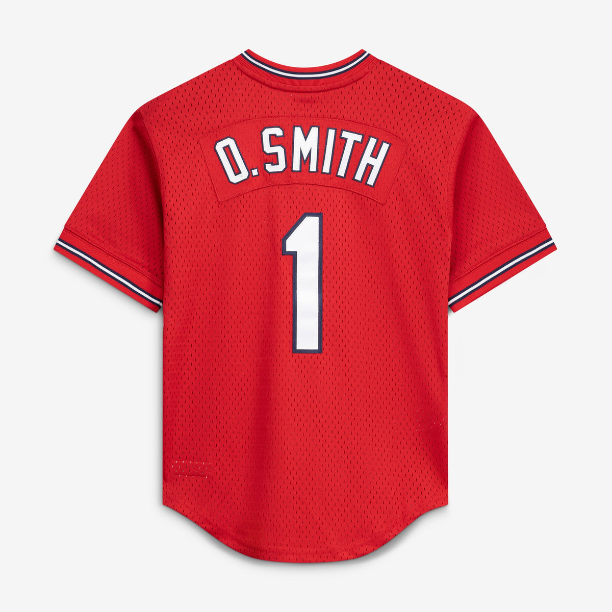 St. Louis Cardinals Ozzie Smith Mitchell & Ness Scarlet Authentic Batting Practice Jersey