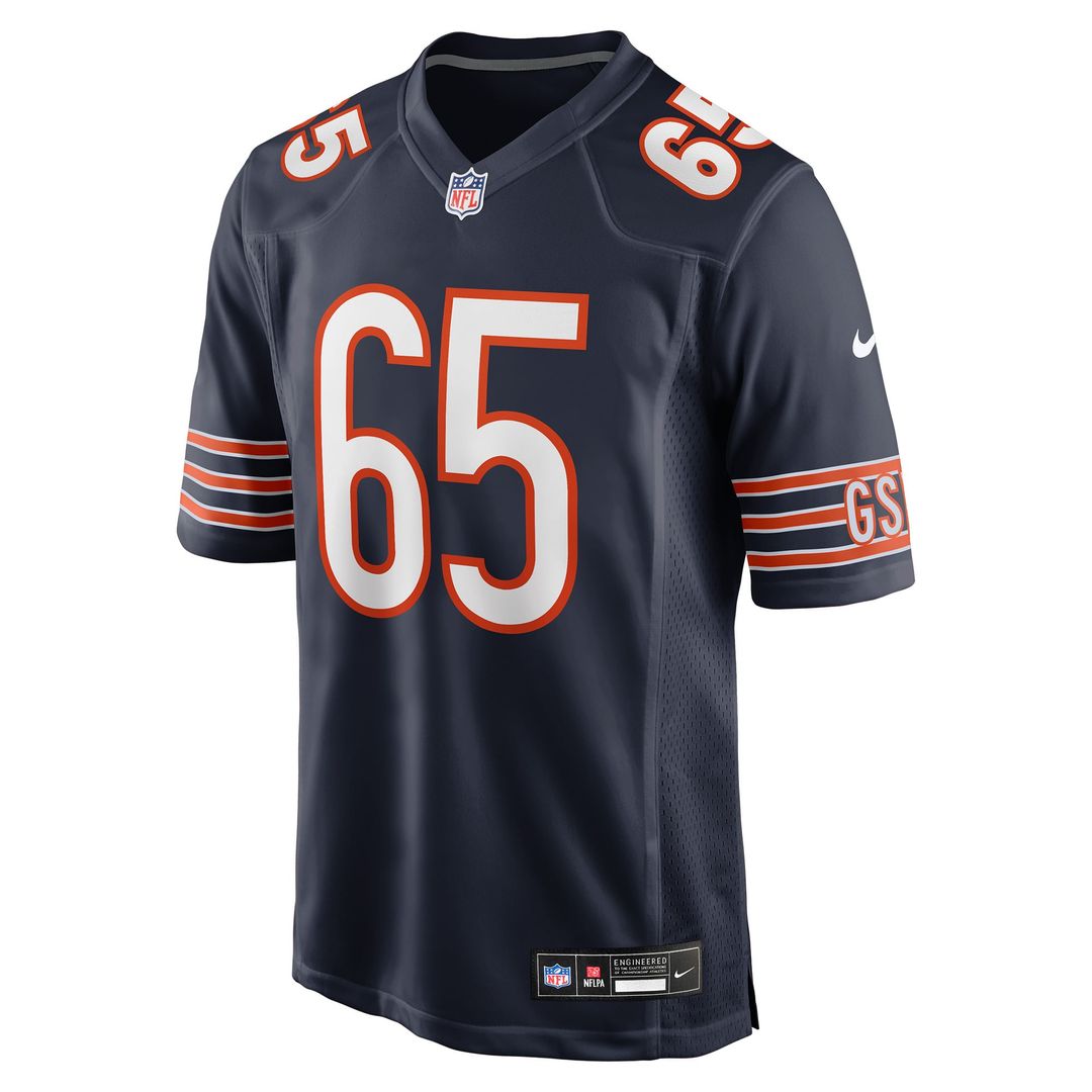 Luke Newman Chicago Bears Nike Navy Team Game Jersey