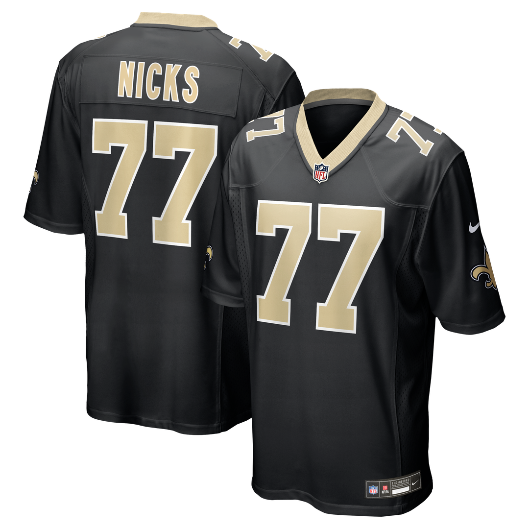 Carl Nicks New Orleans Saints Nike Black Game Retired Player Jersey