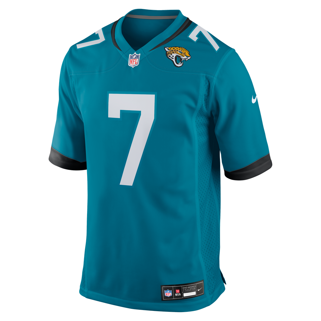 Brian Thomas Jr Jacksonville Jaguars Nike Teal Player Game Jersey