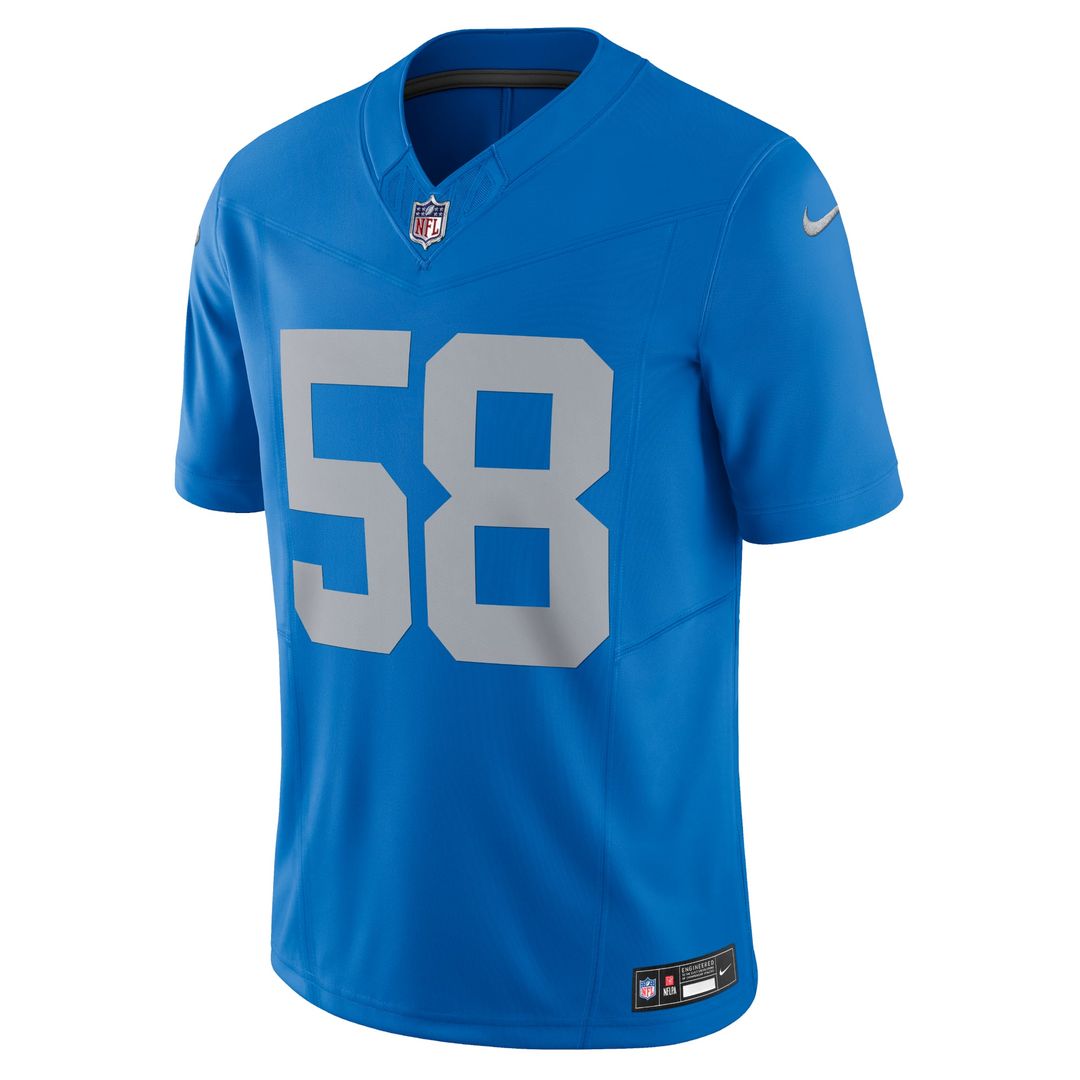 Penei Sewell Detroit Lions Nike Black Vapor F.U.S.E. Alternate Limited Jersey