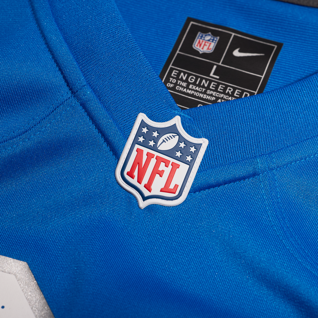 Isaac TeSlaa Detroit Lions Nike Blue Game Player Jersey