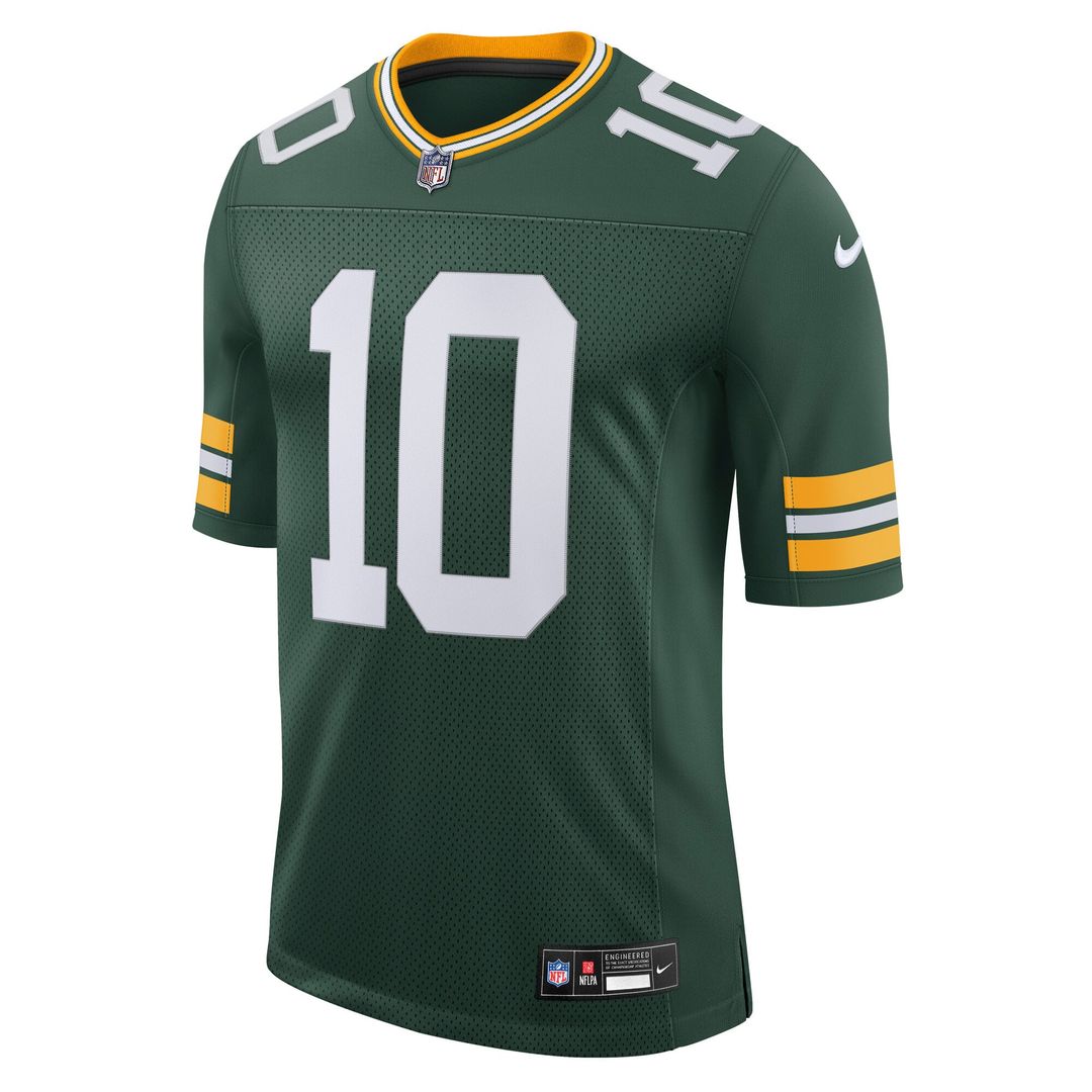 Jordan Love Green Bay Packers Nike Green Team Vapor Untouchable Limited Jersey