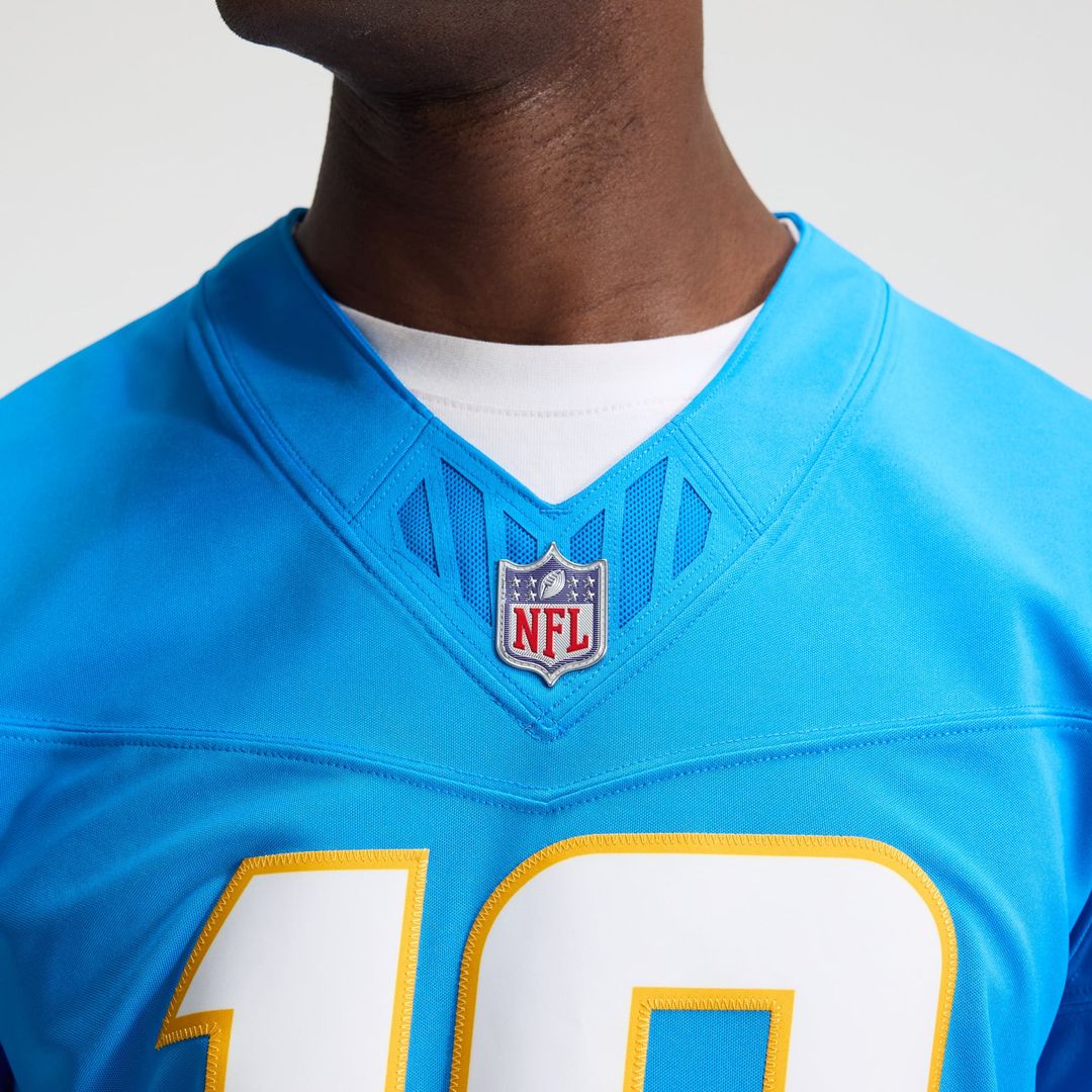Justin Herbert Los Angeles Chargers Nike Navy Alternate Super Chargers Vapor F.U.S.E. Stitched Limited Jersey