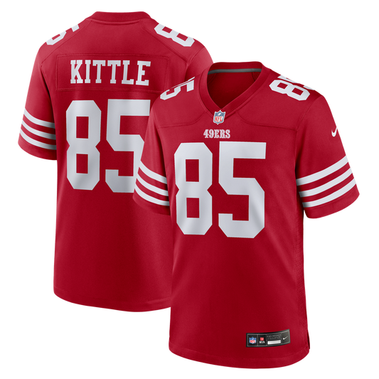 George Kittle San Francisco 49ers Nike Scarlet Player Game Jersey