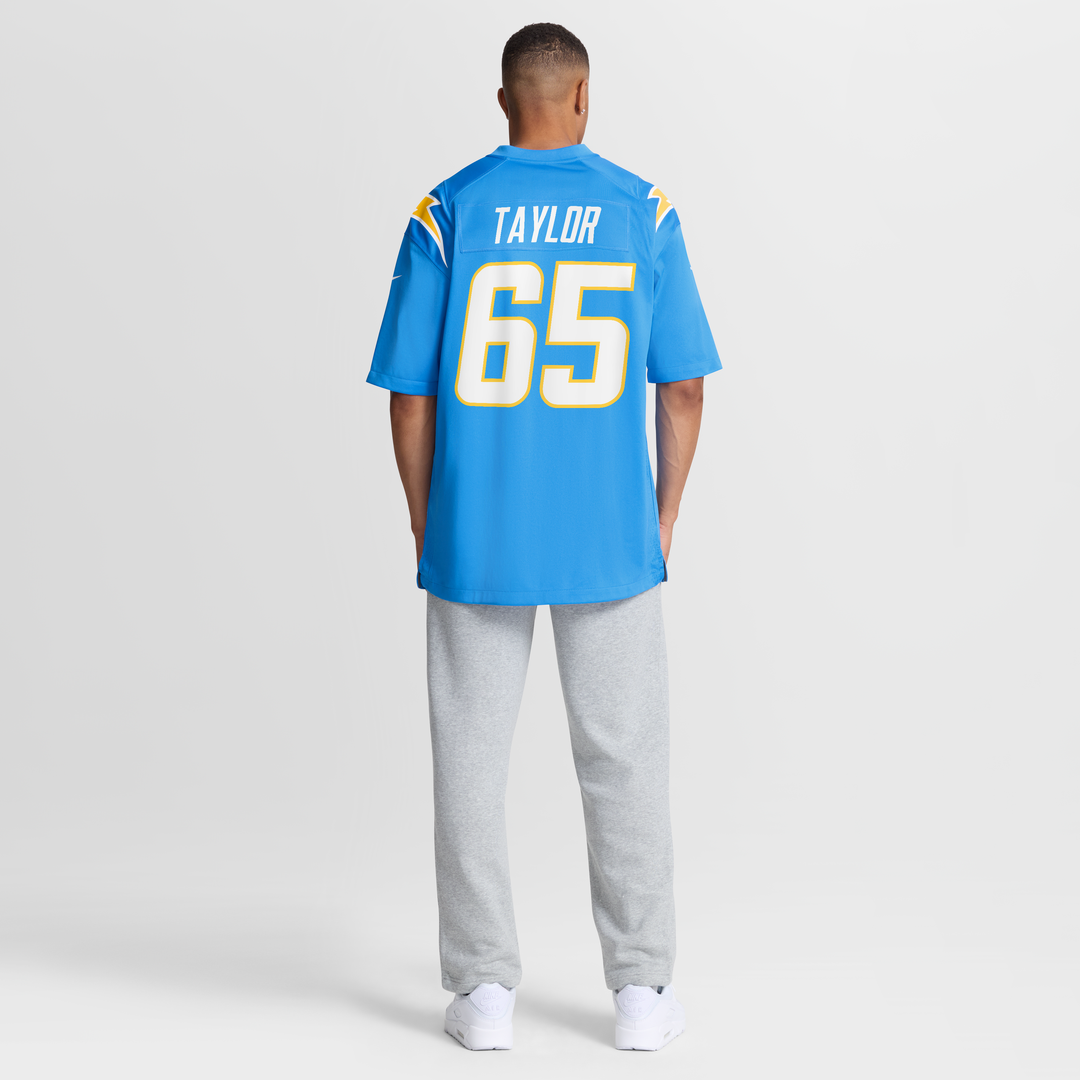 Logan Taylor Los Angeles Chargers Nike Powder Blue Team Game Jersey