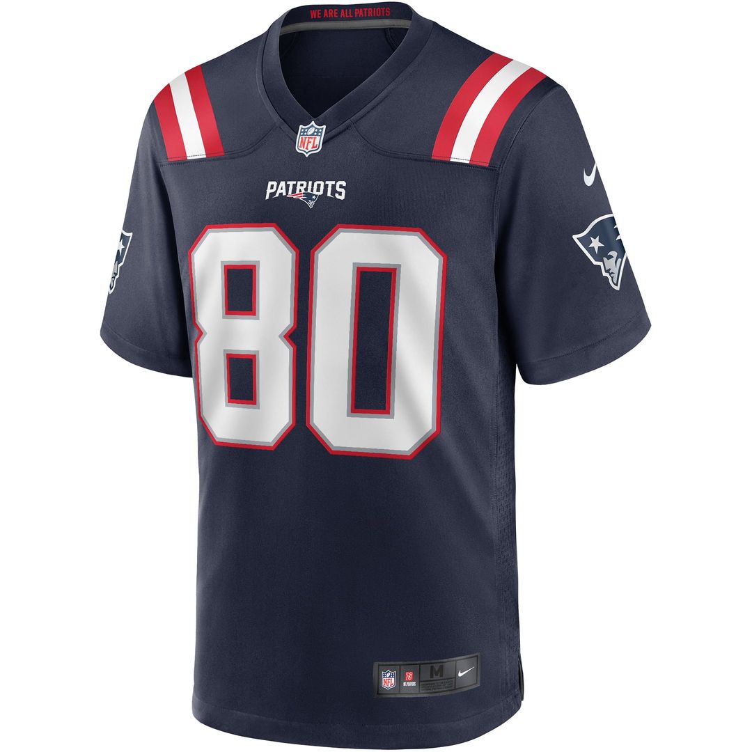 Troy Brown New England Patriots Nike Navy Game Retired Player Jersey