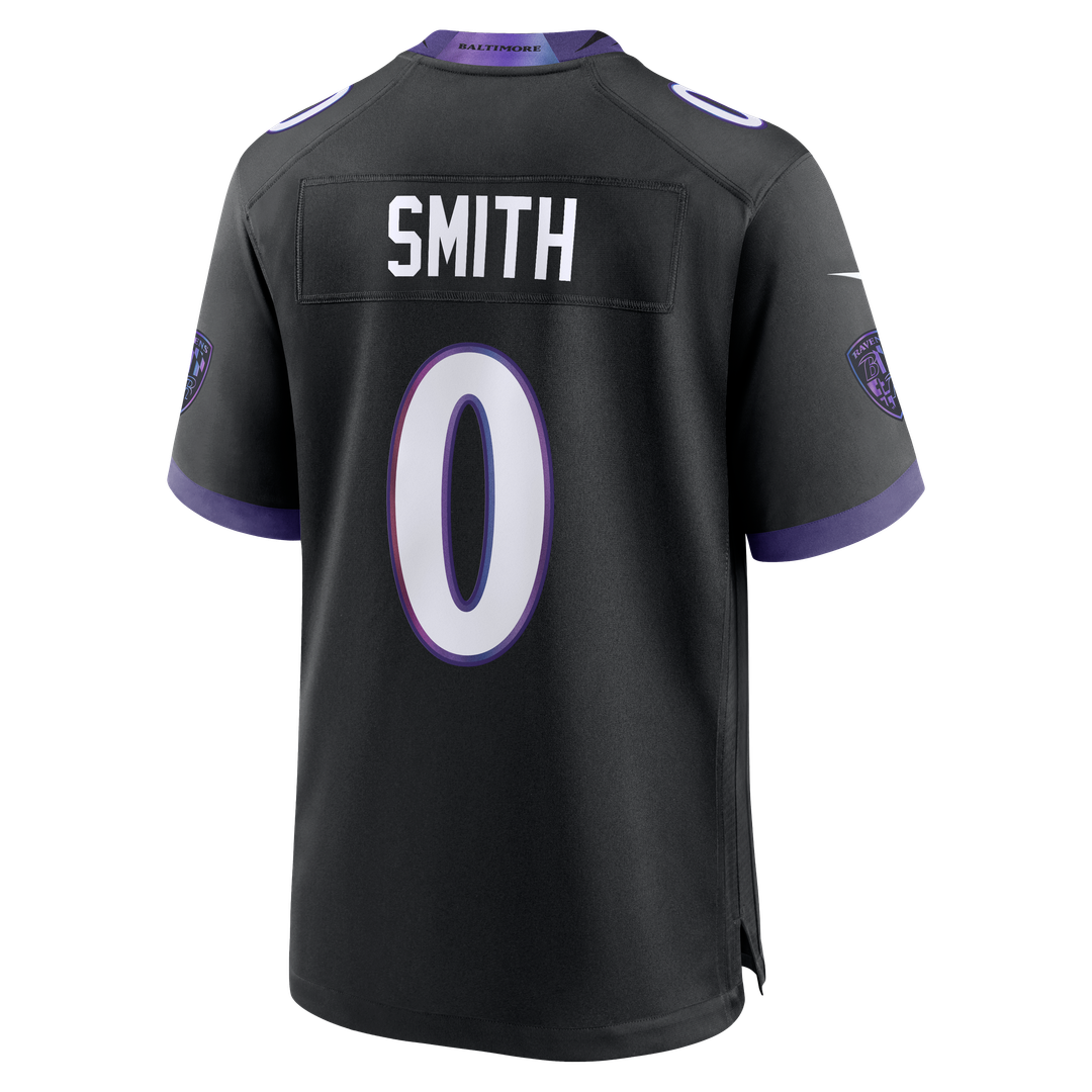 Roquan Smith Baltimore Ravens Nike Black Alternate Game Jersey