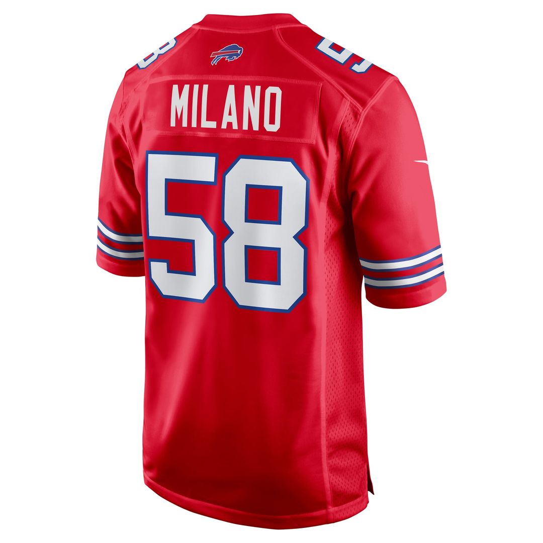 Matt Milano Buffalo Bills Nike Royal Game Player Jersey