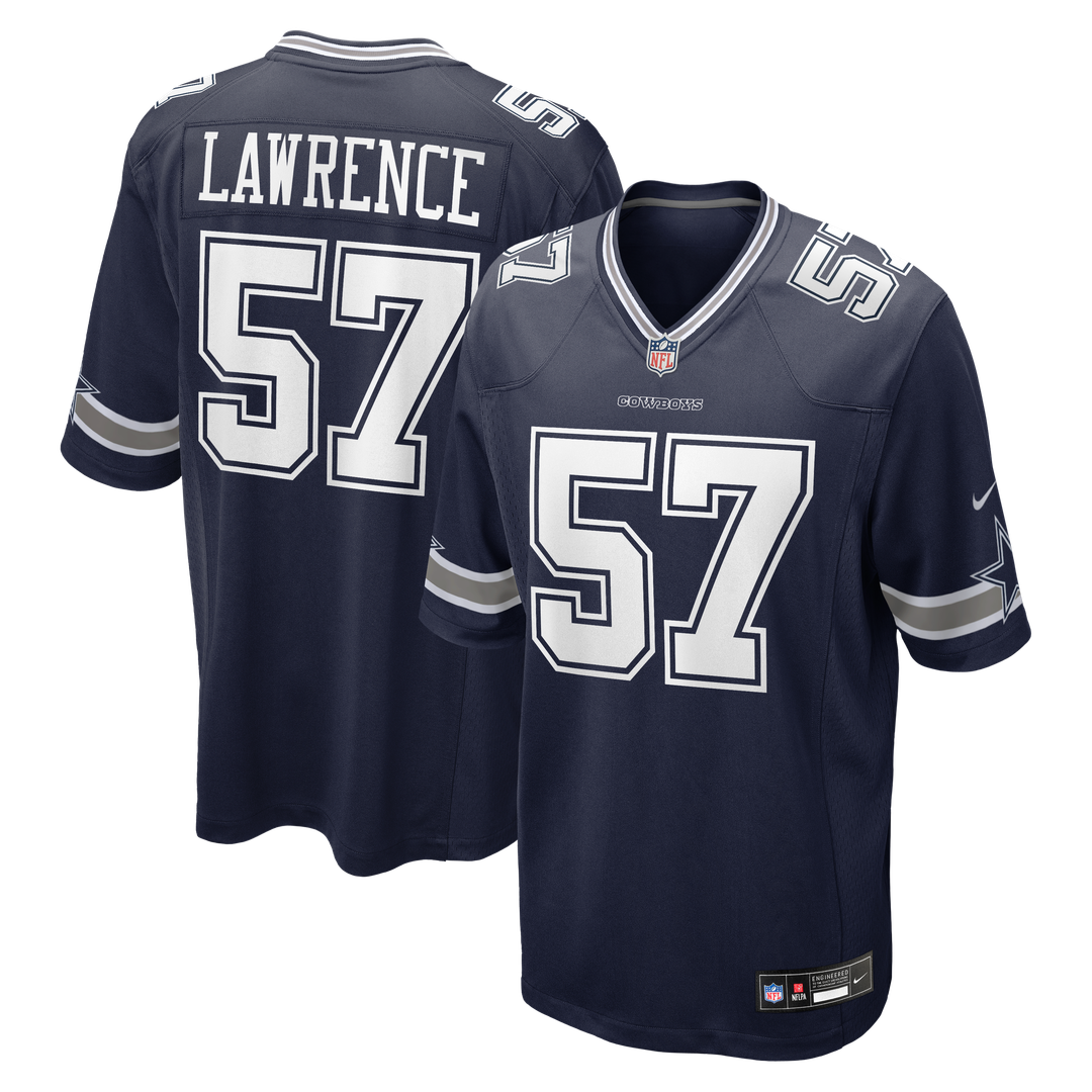 Malachi Lawrence Dallas Cowboys Nike White Game Jersey