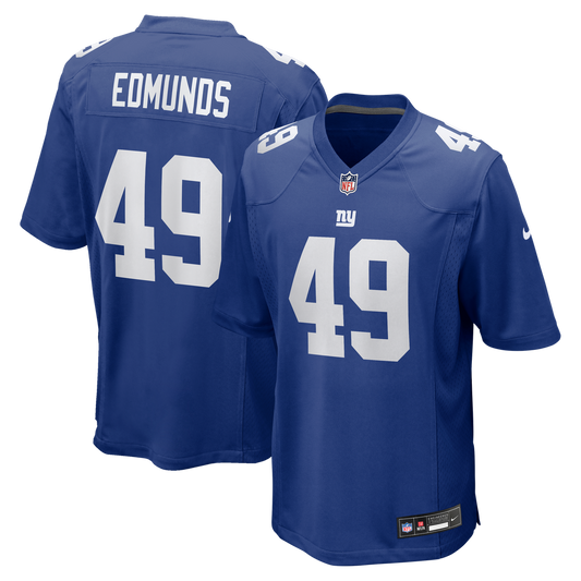 Tremaine Edmunds New York Giants Nike Royal Team Game Jersey