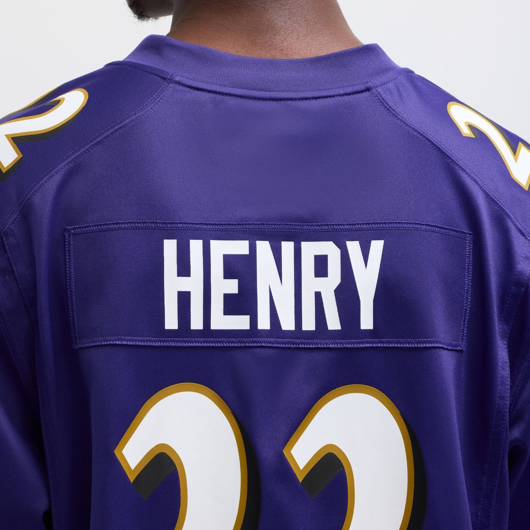 Derrick Henry Baltimore Ravens Nike Purple Game Player Jersey