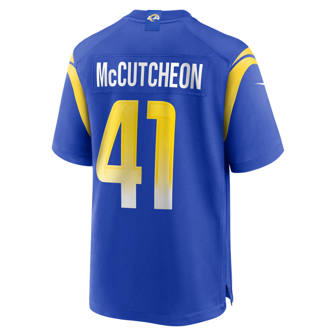 Cameron McCutcheon Los Angeles Rams Nike Royal Game Jersey