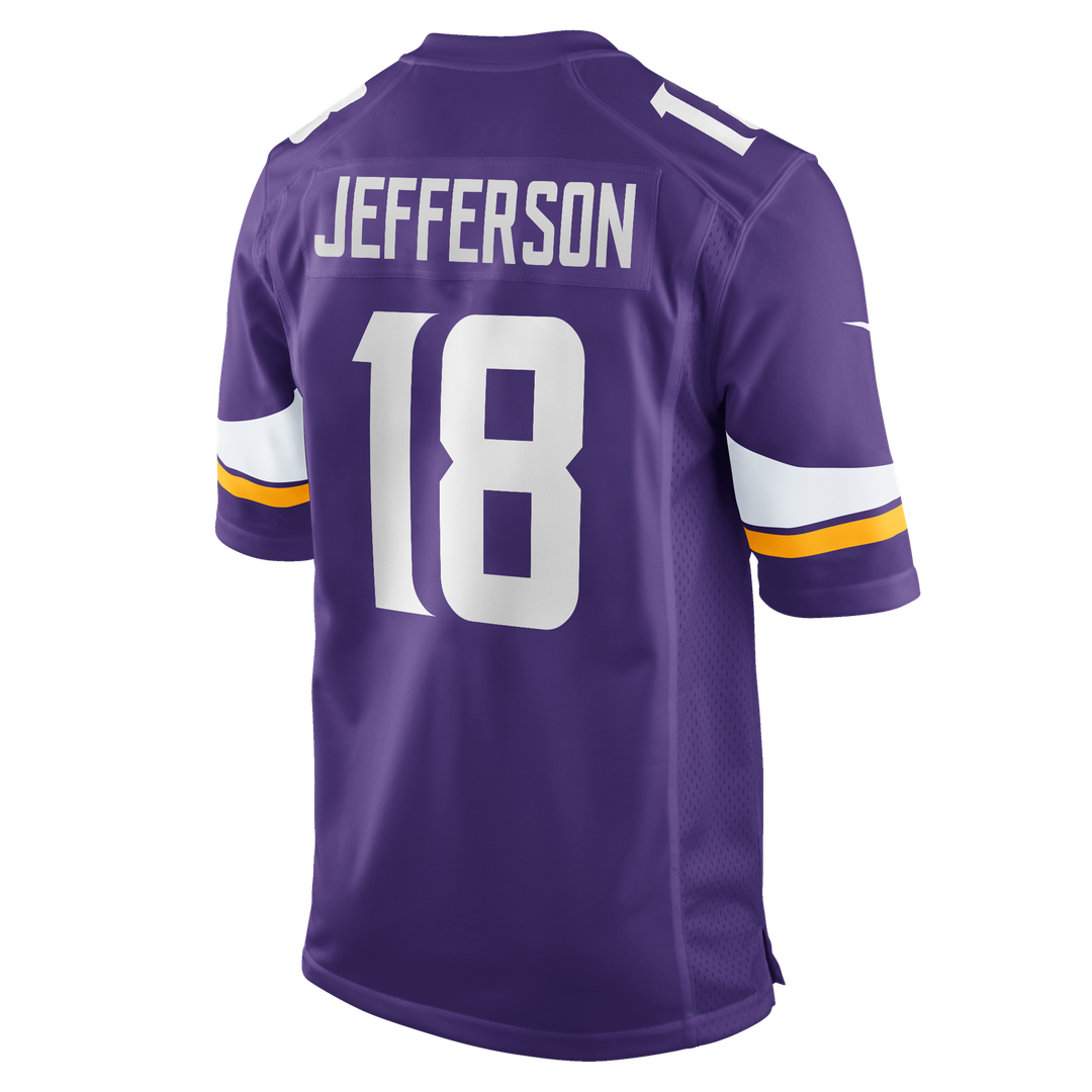 Justin Jefferson Minnesota Vikings Nike Purple Player Game Jersey