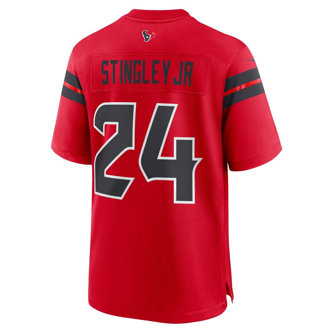Derek Stingley Jr. Houston Texans Nike Red Alternate Game Jersey