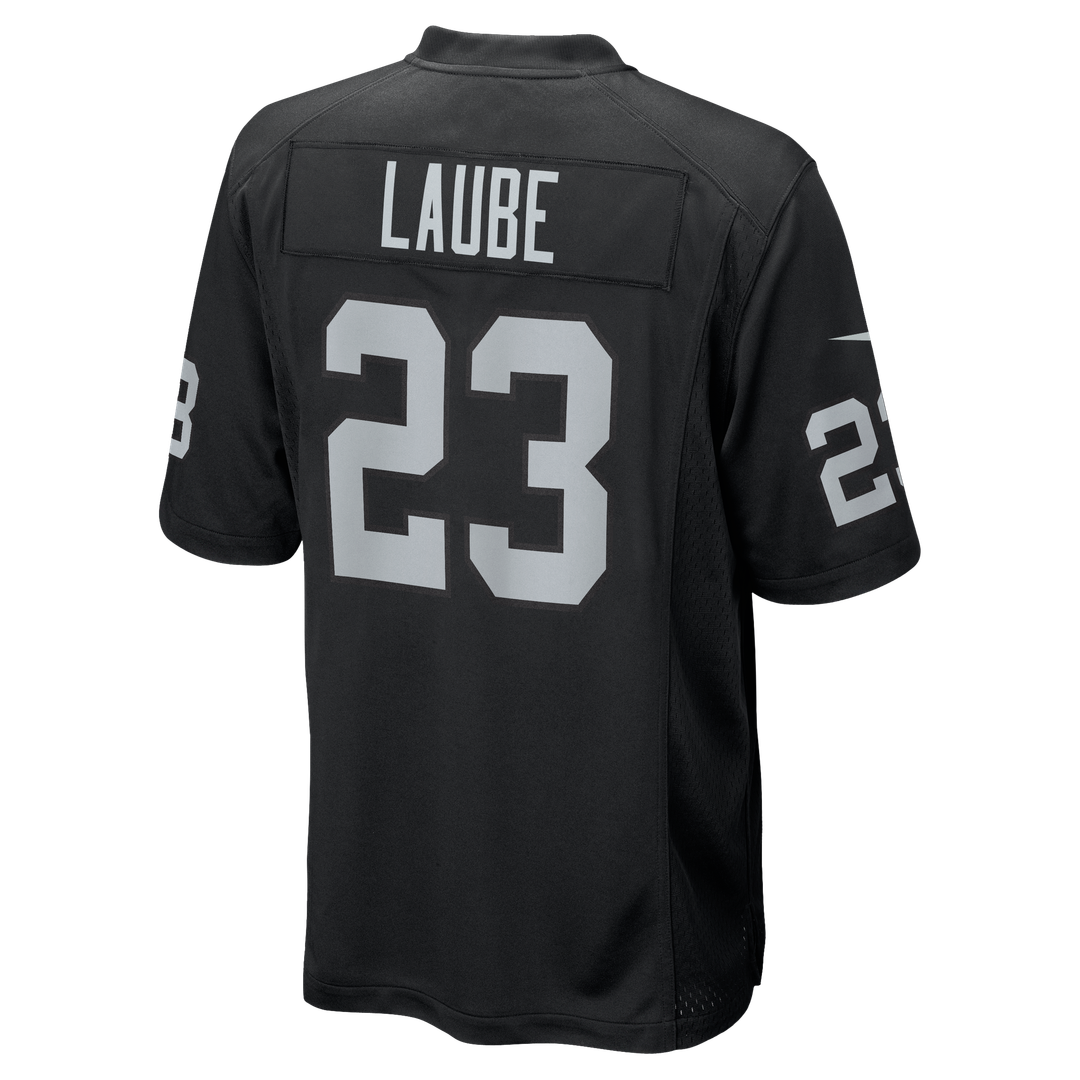 Dylan Laube Las Vegas Raiders Nike Black Team Game Jersey