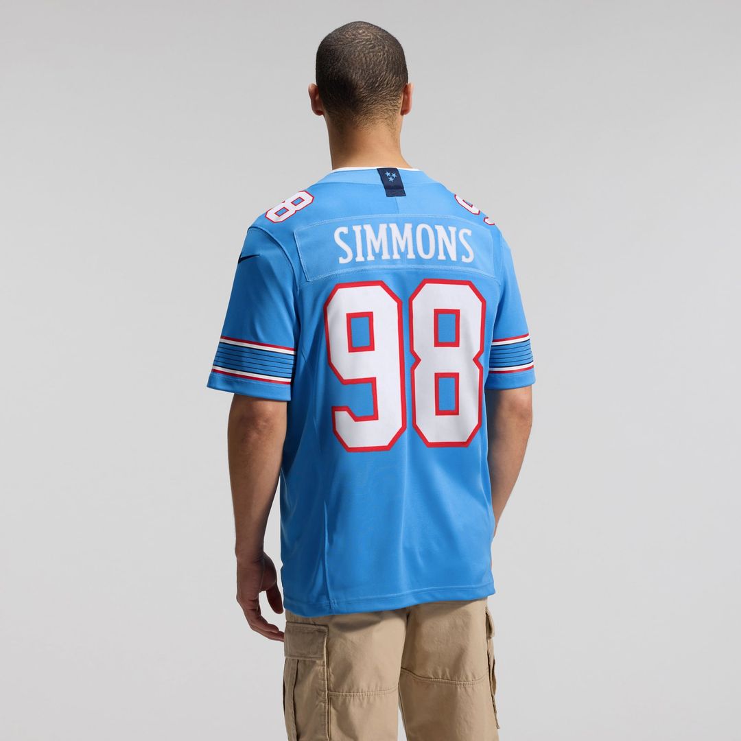 Jeffery Simmons Tennessee Titans Nike White Vapor F.U.S.E. Stitched Limited Jersey