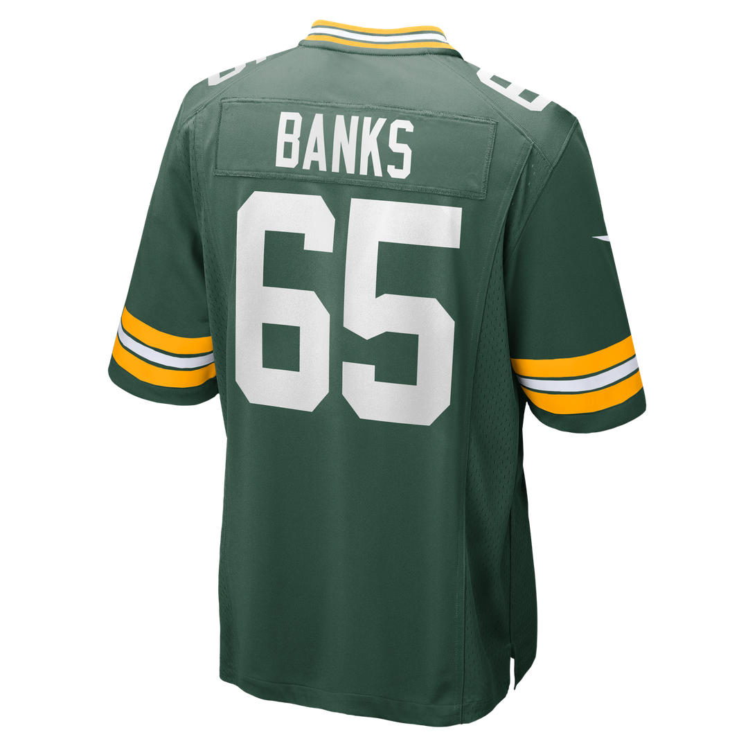 Aaron Banks Green Bay Packers Nike Green Team Game Jersey