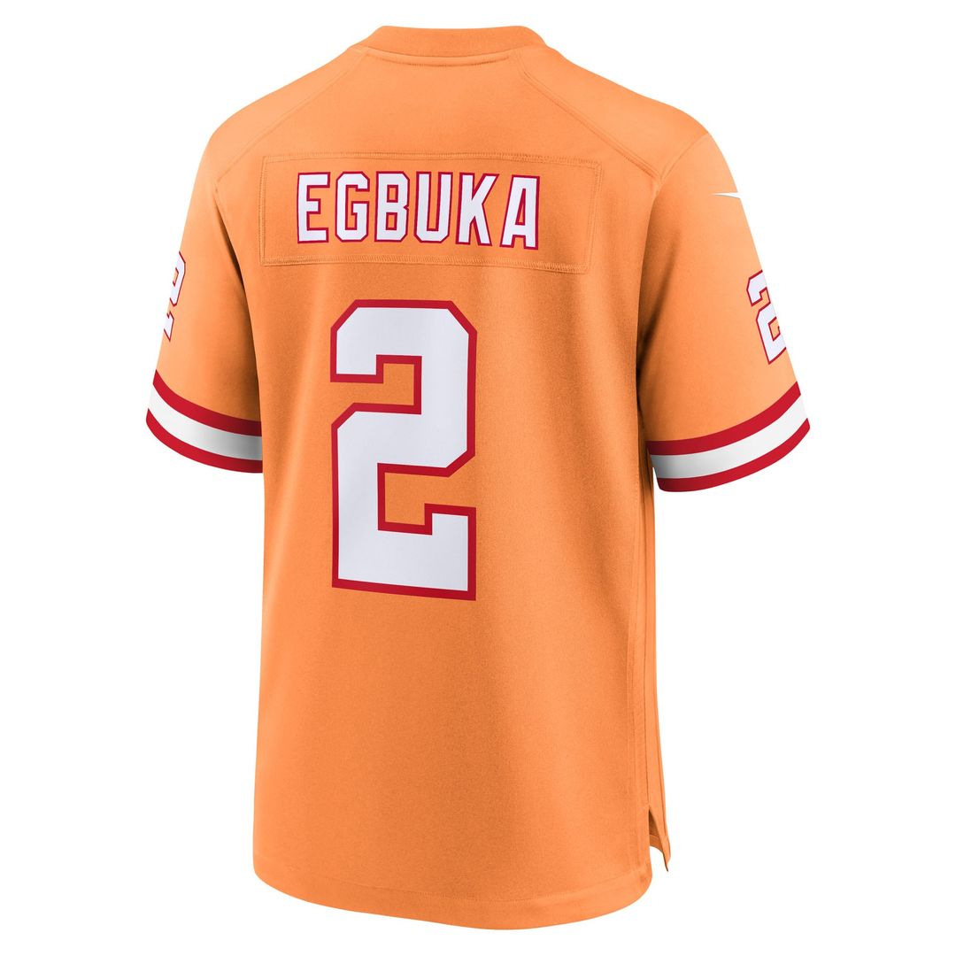 Emeka Egbuka Tampa Bay Buccaneers Nike Creamsicle Alternate 2 Game Jersey