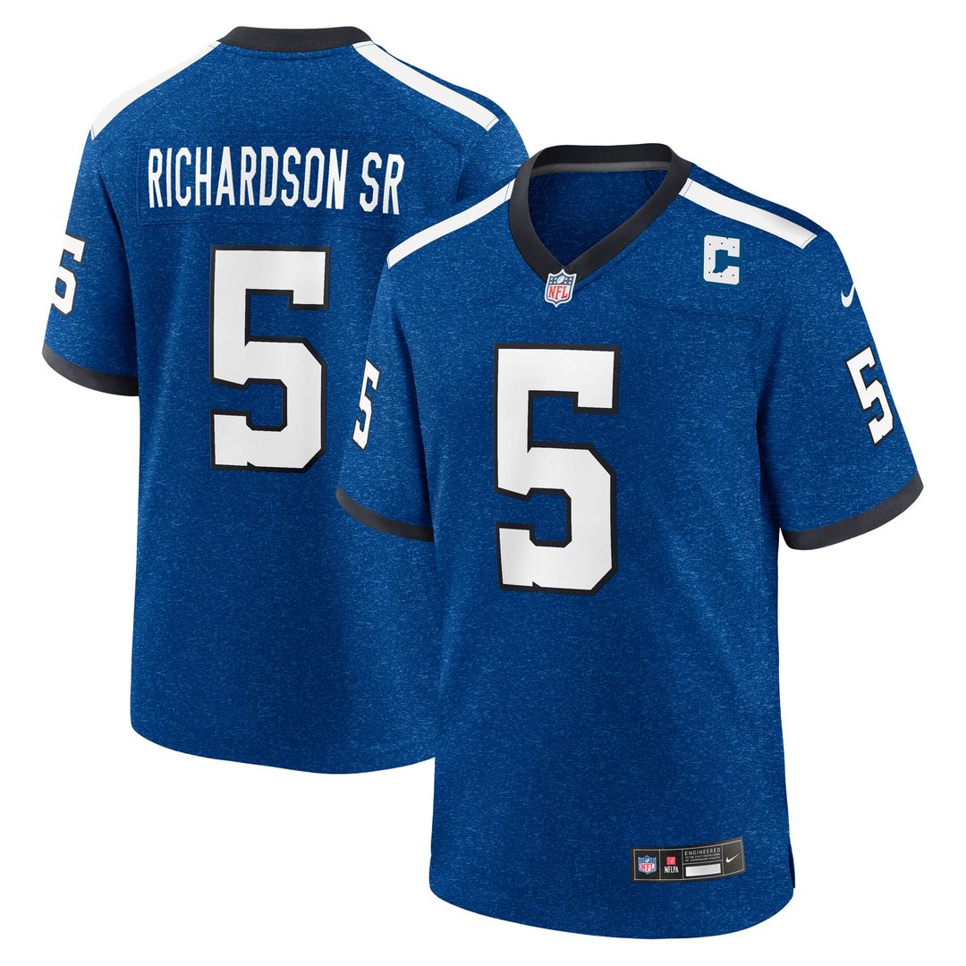 Anthony Richardson Sr. Indianapolis Colts Nike Royal Alternate Indiana Nights Game Jersey