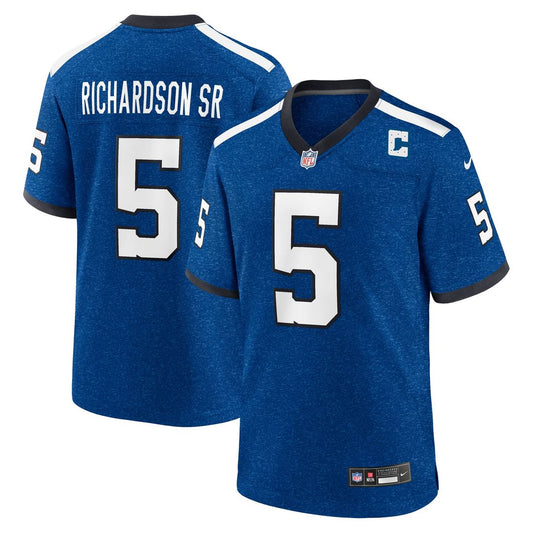 Anthony Richardson Sr. Indianapolis Colts Nike Royal Alternate Indiana Nights Game Jersey
