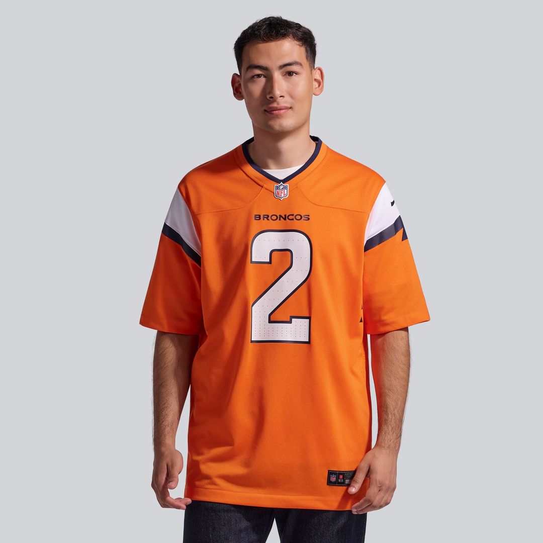 Patrick Surtain II Denver Broncos Nike Orange Team Game Jersey