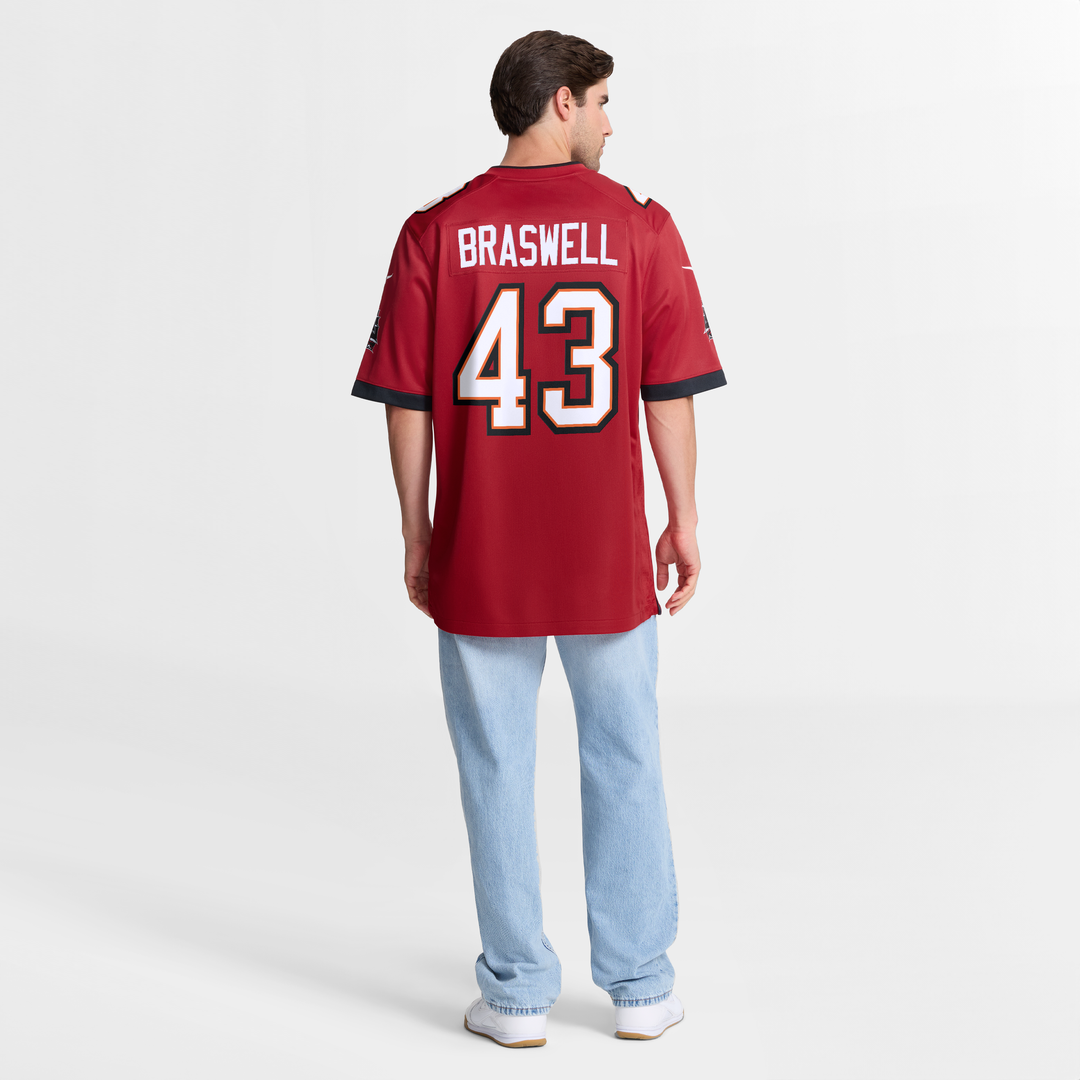 Chris Braswell Tampa Bay Buccaneers Nike Red Game Jersey
