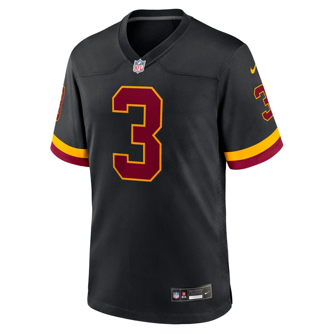 Stefon Diggs Washington Commanders Nike Black Alternate Game Jersey