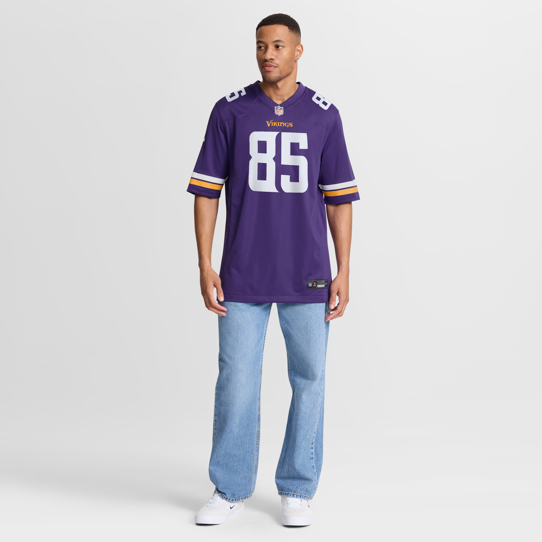 Ben Yurosek Minnesota Vikings Nike Purple Team Game Jersey