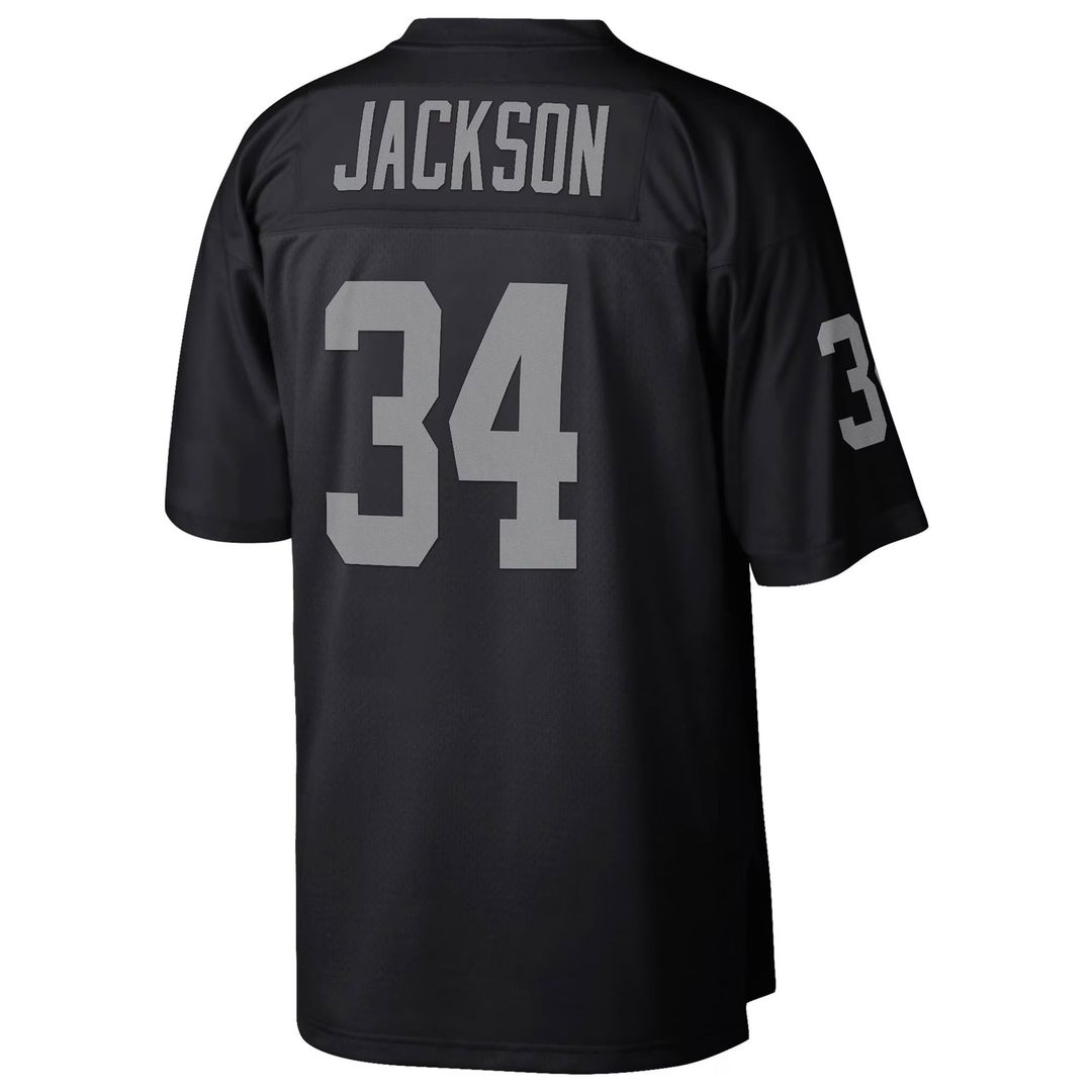 Bo Jackson Las Vegas Raiders Mitchell & Ness Black Legacy Replica Jersey